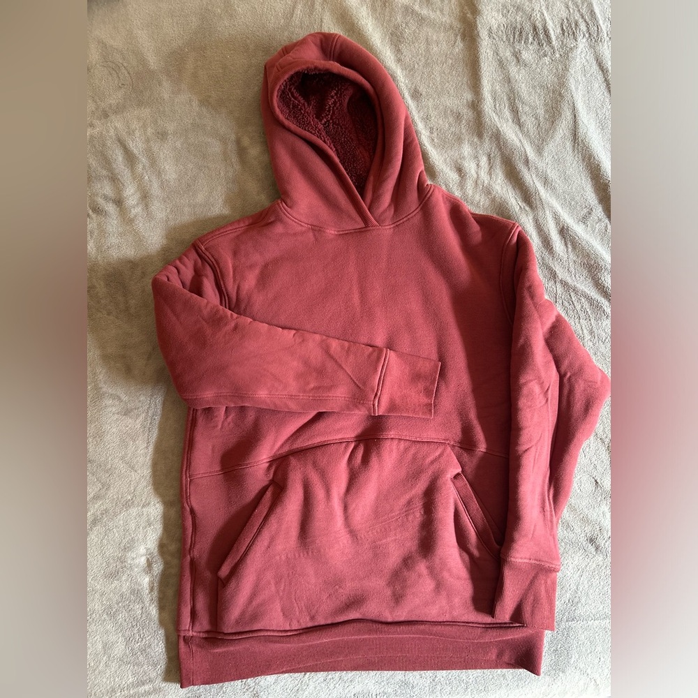 Reversible Athleta Sherpa Hoodie, Size M